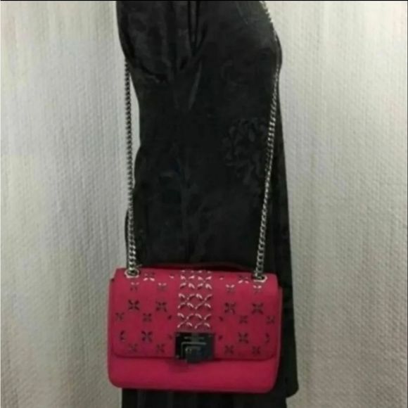 NWT Michael Kors Pink Tina Shoulder Bag - Picture 1 of 8